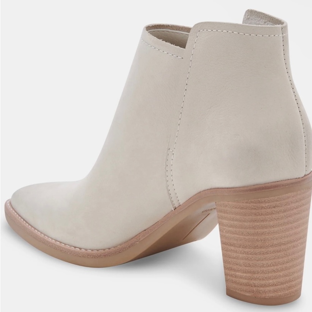 Dolce Vita Ivory Ankle Boots
